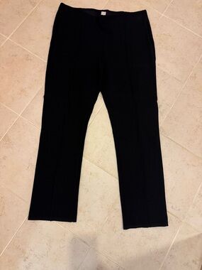 Women's Chicos Black Pants Size 3.5 Tall (us Size 18T). Elastic Waist.